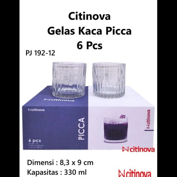 Citinova Gelas  Picca (6 pcs)