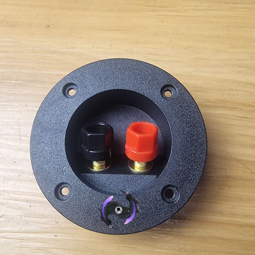 Terminal Box Speaker Bulat + Biding Post 2 Pin Speker Binding Pos 2p