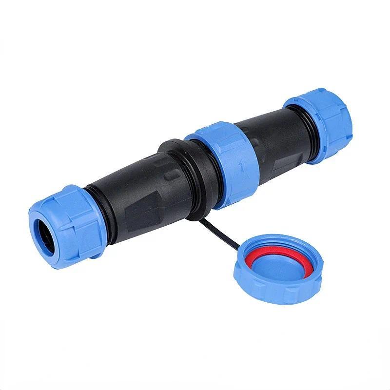 SP1710 SP1711 Waterproof Docking Connector IP68 2 Pin 3pin 4pin 5pin 7pin 9pin Power Cable Connector