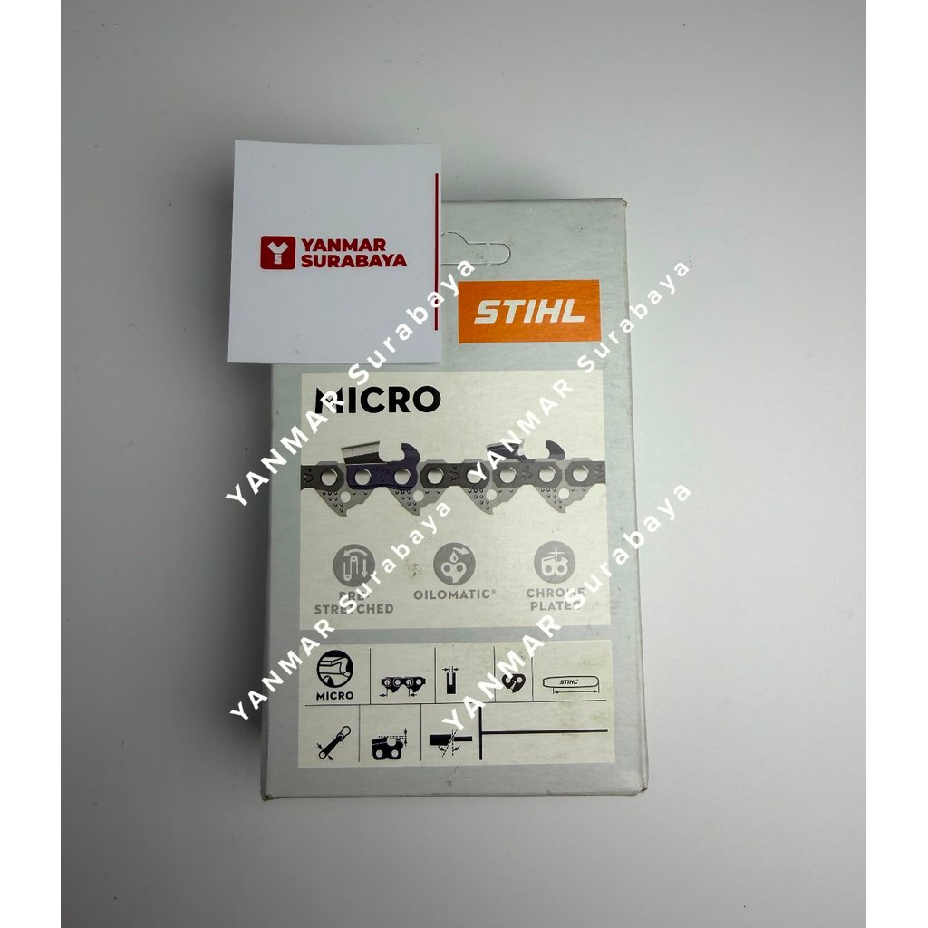 Rantai Belah STIHL 30" 3/8 48 Mata 1.6mm MS381 MS382 MS440 MS651 MS660 3653-000-0096 Original