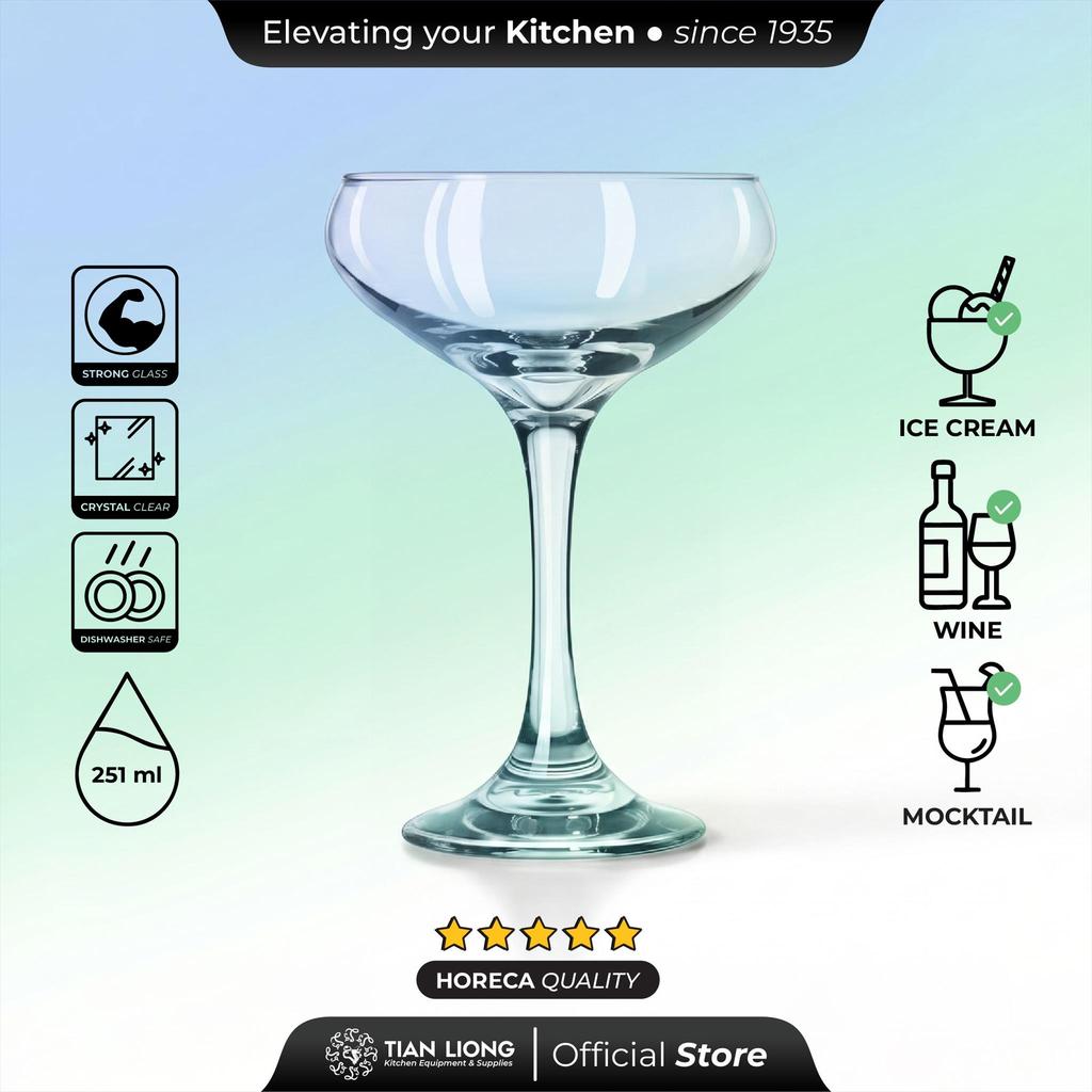LIBBEY 3055 Gelas Koktail  Perception Cocktail Coupe Glass 8.5oz