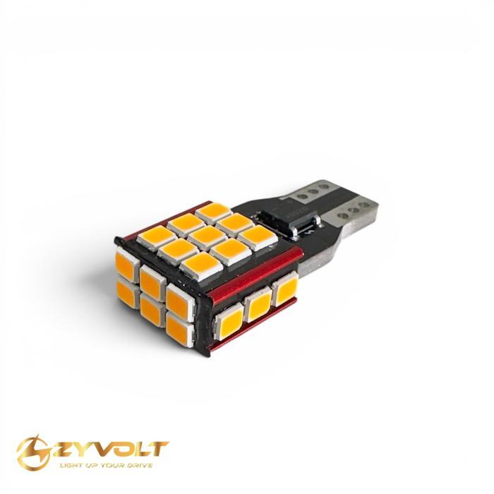 Promo Zyvolt ZV30 Lampu LED T15 T10 W16W Mbah Dajjal 16 Watt 30 Mata Chip 3030 Super Bright Car - KU