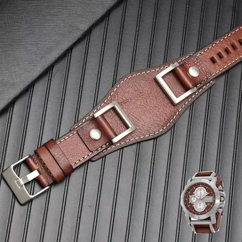 New design for fossil JR1401 JR1156 JR1157 24mm luxurious genuine leather strap tray gato watband fo