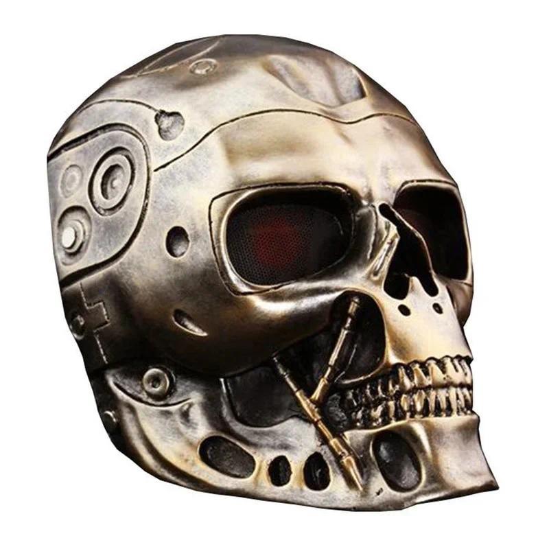 Terminator Mask Halloween Masque Skull Mask Haunted House Decoration Props Terminator Cosplays Mask 