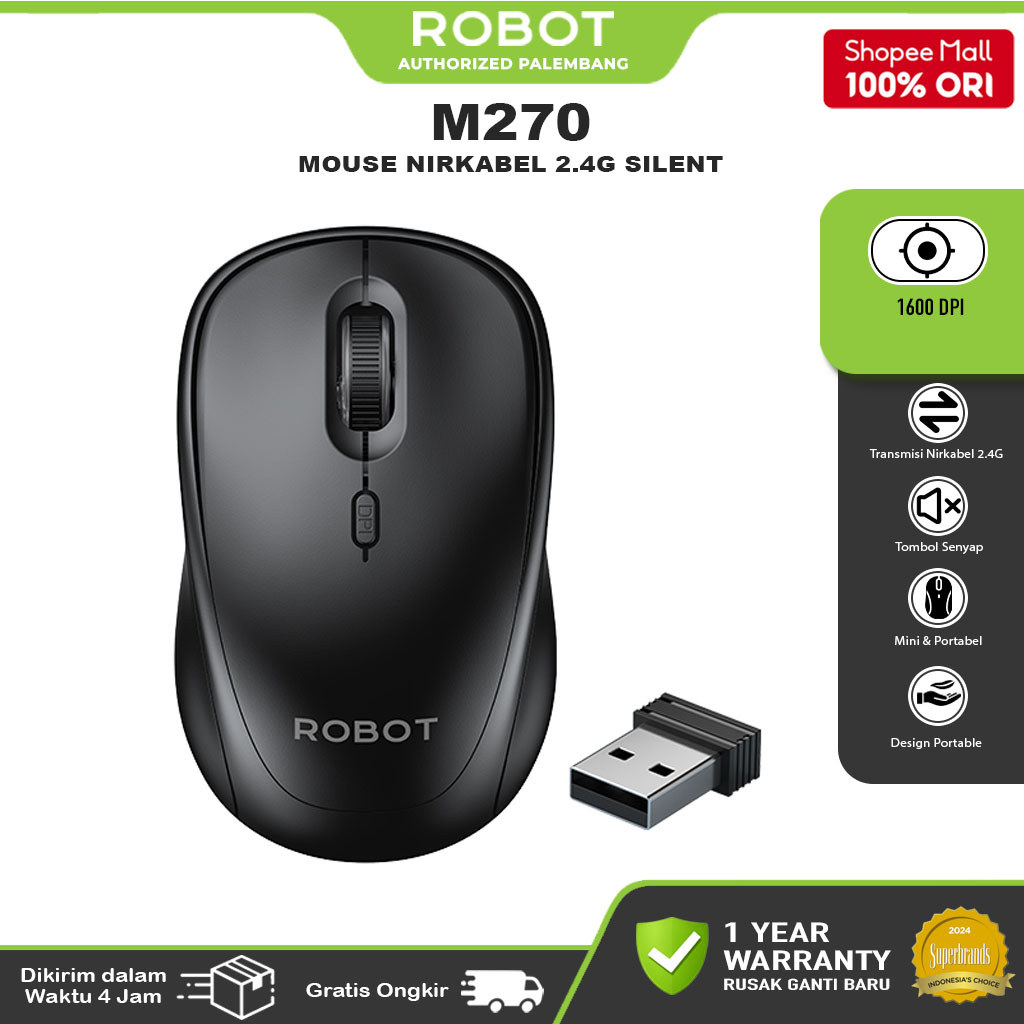 Robot M270 Mouse Nirkabel