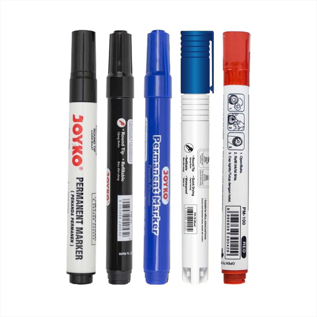 NA JOYKO Permanent Marker / Spidol Permanen Round Tip Satuan / PM-17 PM-34 PM-35 PM-36 PM-100 PM17 P