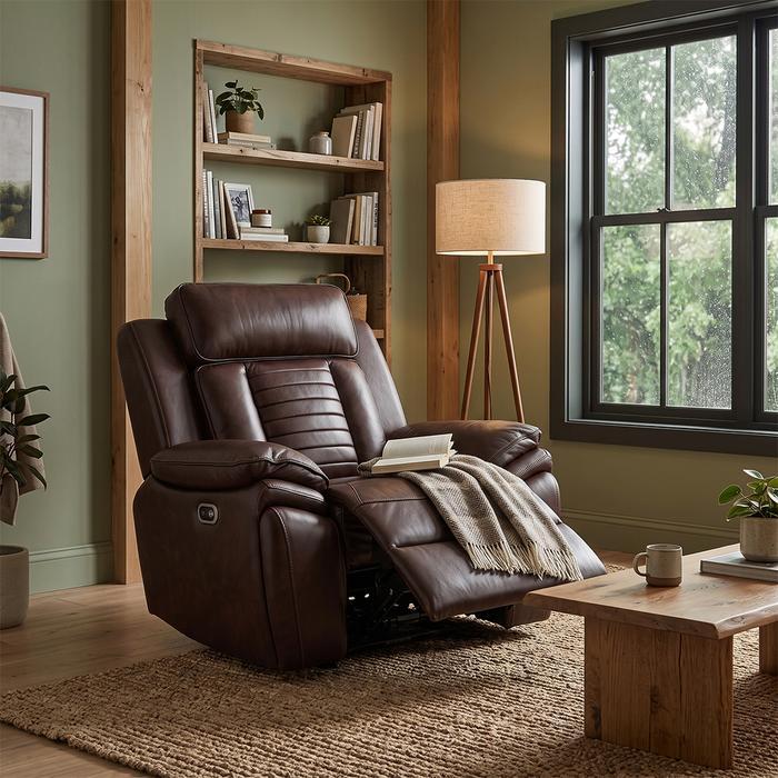 ELLORE Power Recliner Sofa/ Sofa Recliner/ Chair Recliner/ Sofa Loveseat/ Sofa Recliner 3 Dudukan/ S