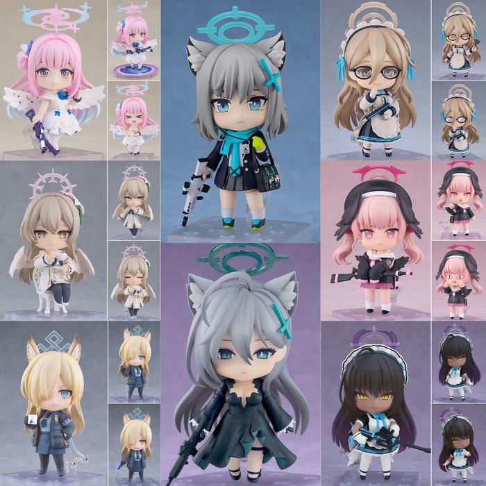 Nendoroid Blue Archive - Misono Mika | Sunaookami Shiroko | Shiroko Terror | Shimoe Koharu | Kirifuj