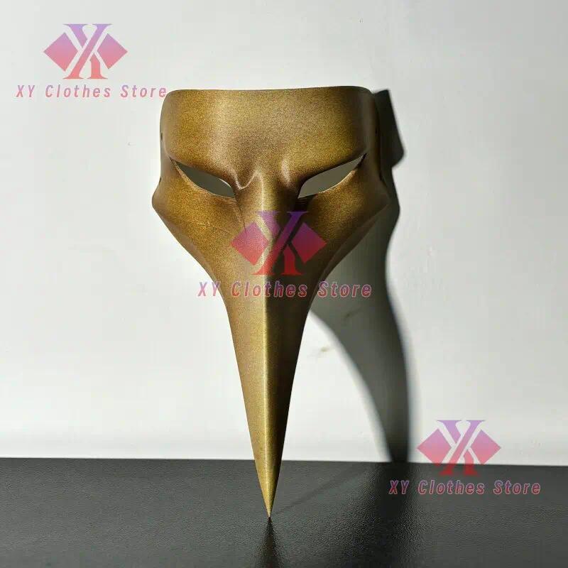 SCP-049 Plague Doctor Mask Costume Halloween Steampunk Gas Mask Goggles Meeval Bird Beak Mask Cospla