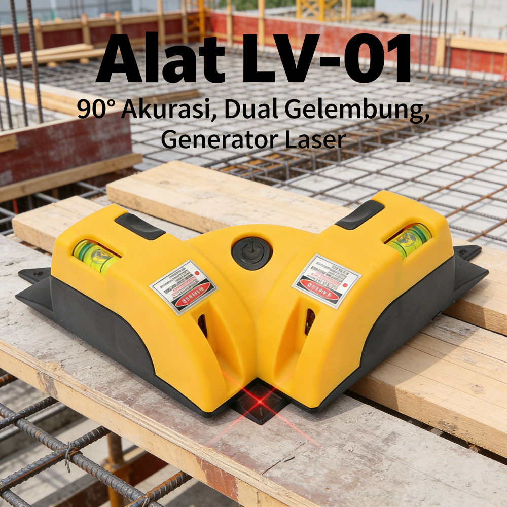 Laser Siku Sudut Leveling 90 Derajat Laser  Alat Ukur Siku Kelurusan Permukaan