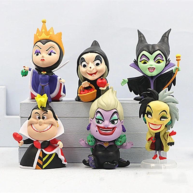 Anime Maleficent Petit Villain Poisonous Witch Movie Cruella De Vil Queen Character Model Figure Dec