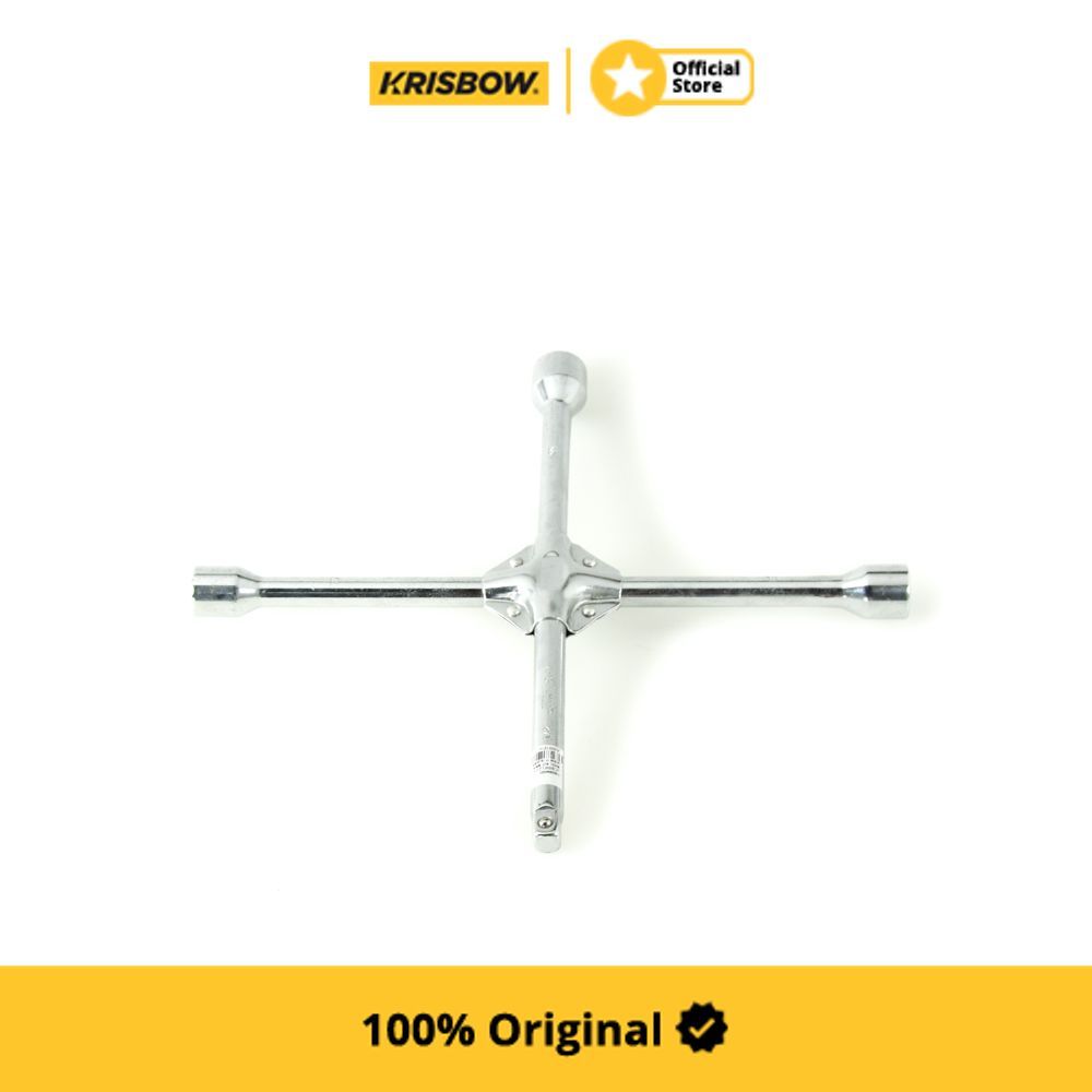 Krisbow Jetech Kunci Ban SQ1/2 Inch - Silver Lug Nut Tool Automotive Mobil Workshop