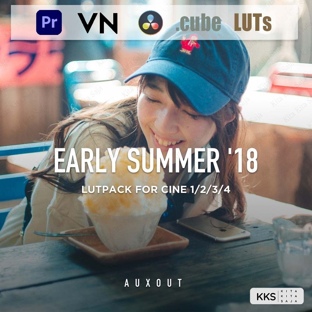 (BISA VN) Japan AUXOUT Early Summer LUT LUTs untuk VN Premiere Pro Davinci Resolve | Android iOS PC