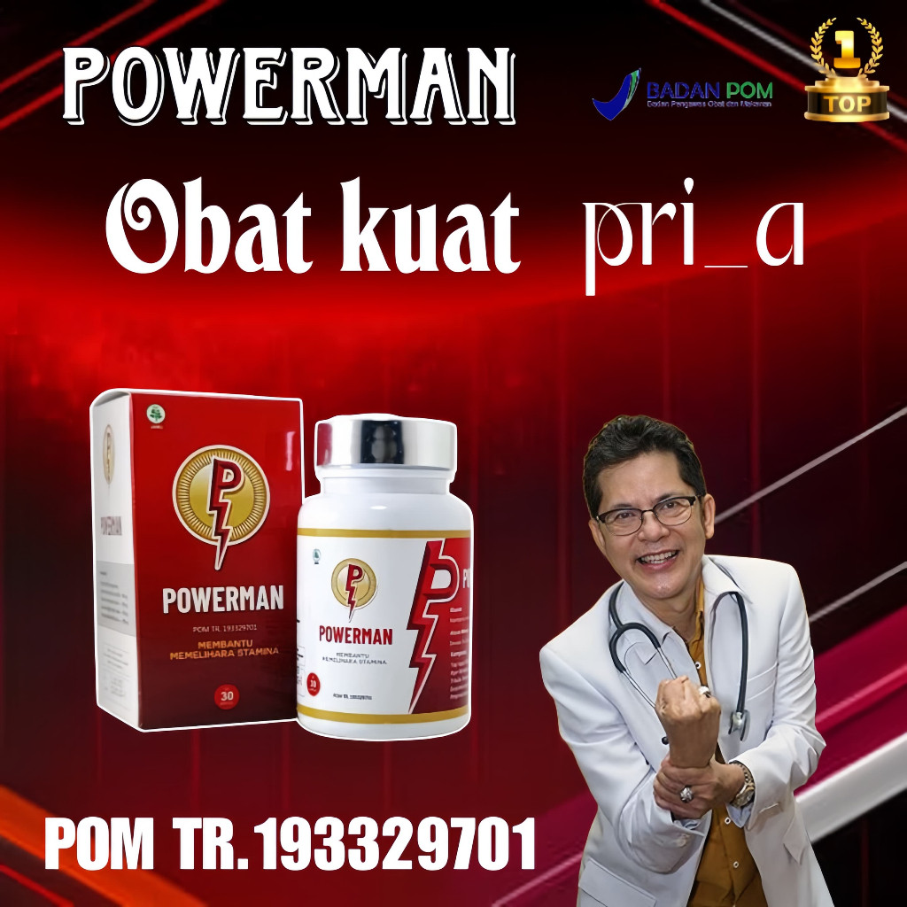 fi_trendy - Obat Kuwat Solusi Tepat Menjaga Stamina Tahan Lama Produk Original B pom Power Man