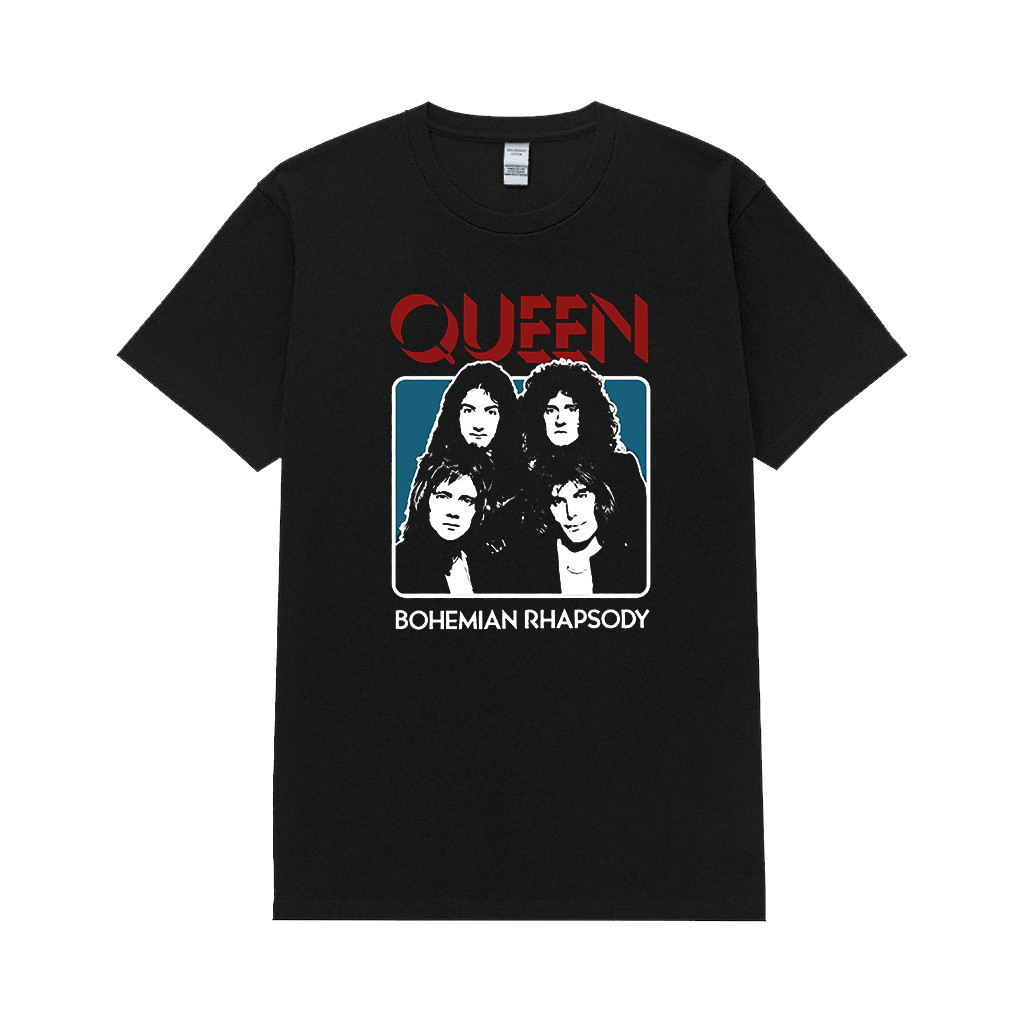 (COD) Trendrock - Tshirt QUEEN / PREMIUM TSHIRT + Free Stiker / Kaos Band / Baju Band Queen / Baju M