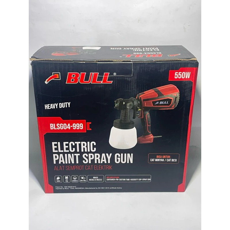 spray gun listrik 550w bull BLSG04-999 spray gun elektrik 550w / / alat semprot cat elektrik bull / 
