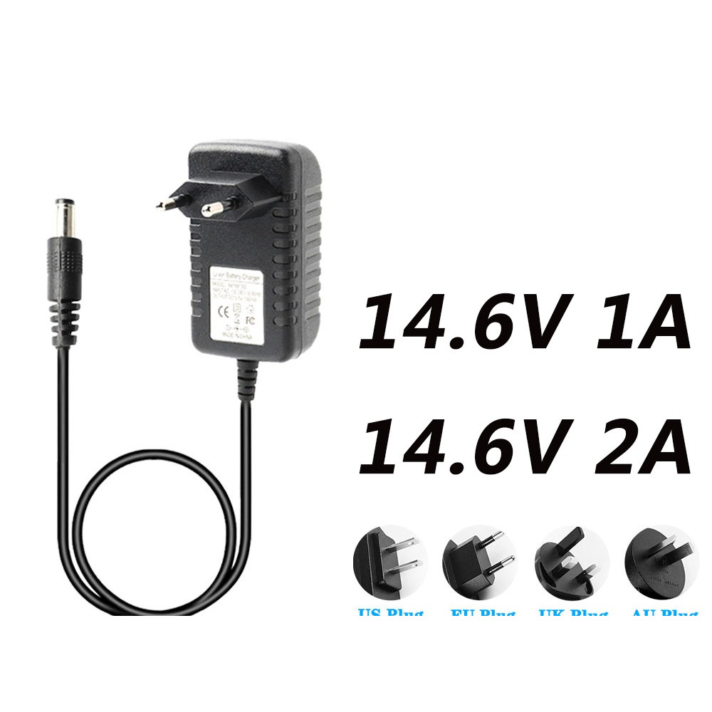 14.6V 1A Lithium Battery Charger 18650 14V Volt Electric Drill Electric Wrench Charger Fishing Light