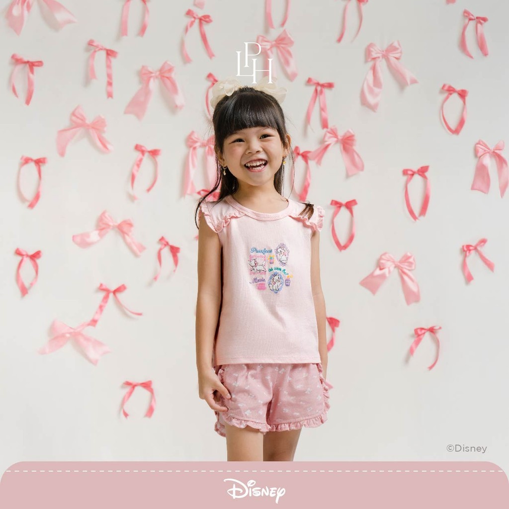 LAPE.ID Little Palmerhaus - Disney Marie Attire Set (Setelan Anak Perempuan)