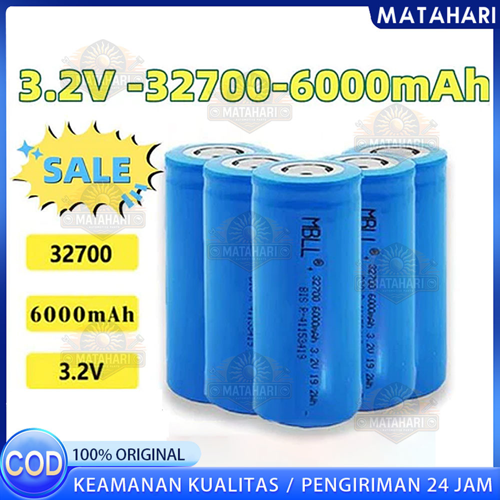 Baterai Lifepo4 32700 6Ah 3.2V NEW