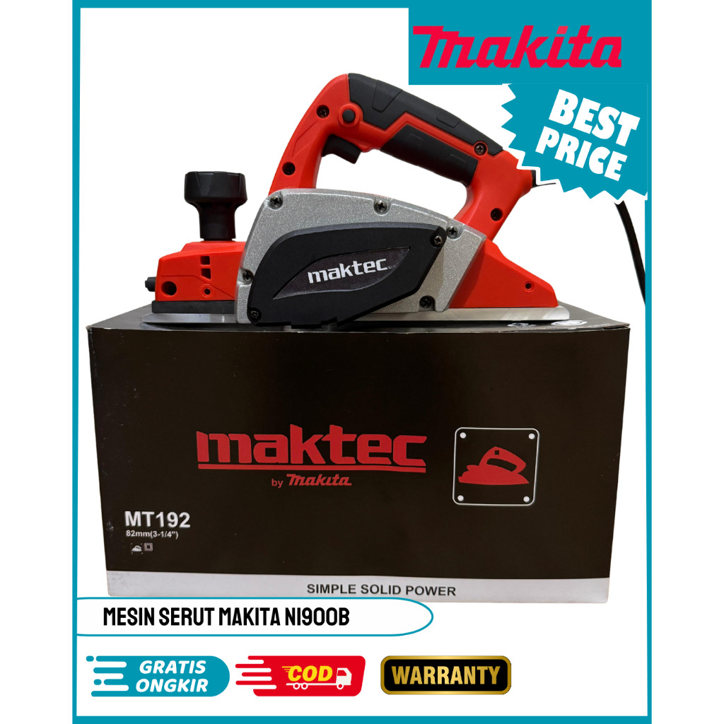 FLASH SALE!!! MESIN SERUT SERBAGUNA MEREK MAKTEC MT192 KAPASITAS 82MM (REALSESUAI GAMBAR