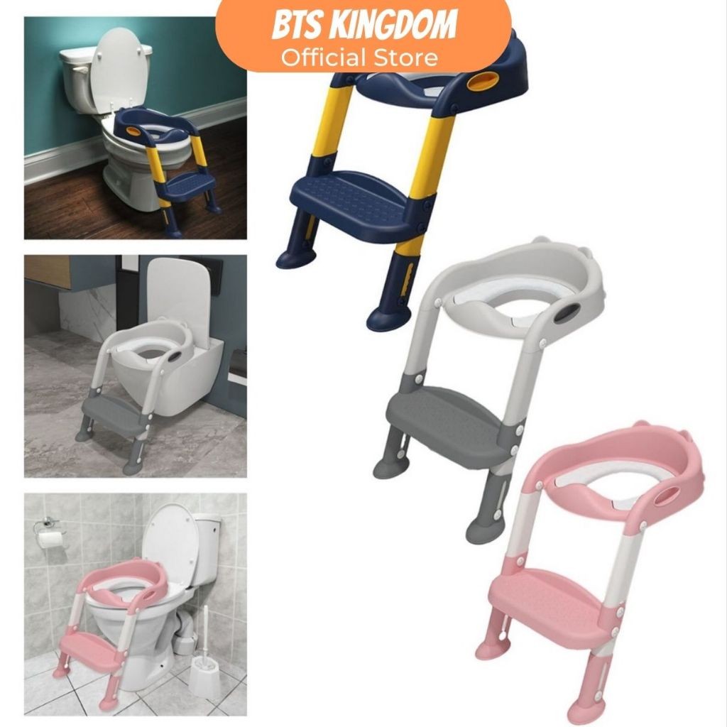 Toilet Training Anak Baby Potty Seat Chair Tangga Kloset Duduk Bayi