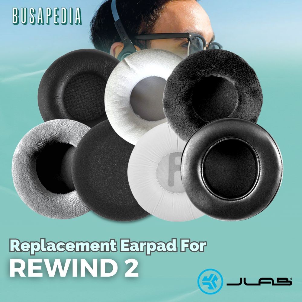 Earpad Busa Foam Ear Cushion Premium Jlab Rewind 2 Rewind-2 Rewind2  Foam