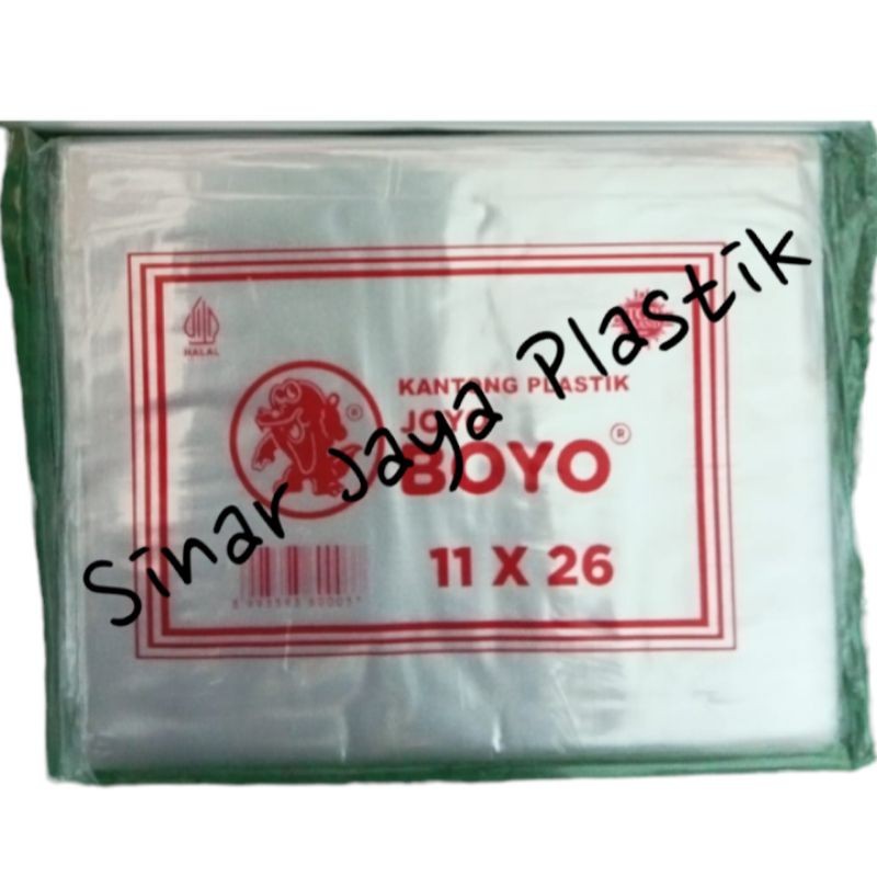(10 PACK) PLASTIK JOYO BOYO 1/2 KG / PP JOYO BOYO MERAH 11x26