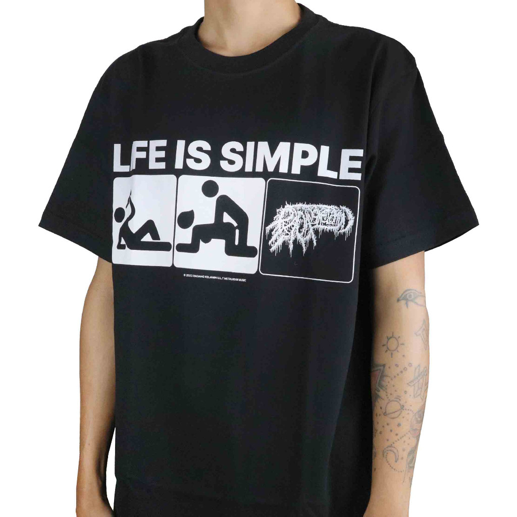 T-Shirt Dewasa Official Merchandise Radang Kelamin - Listen To RK+CD