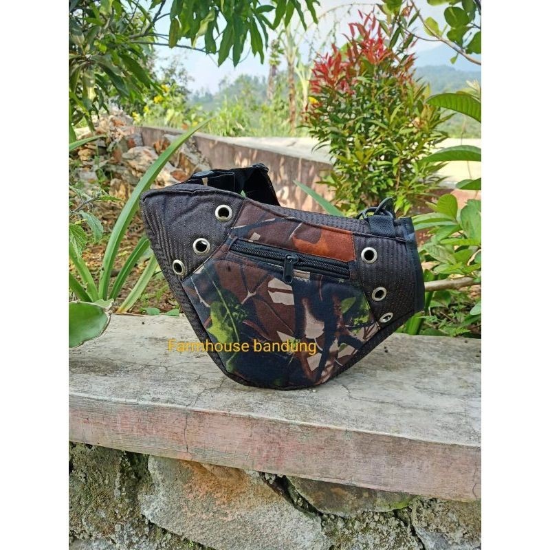 MAGELJAYA (PO)TAS AYAM HUTAN PIKAT LORENG/TAS PIKAT AYAM MOTIF LORENG/CAMO