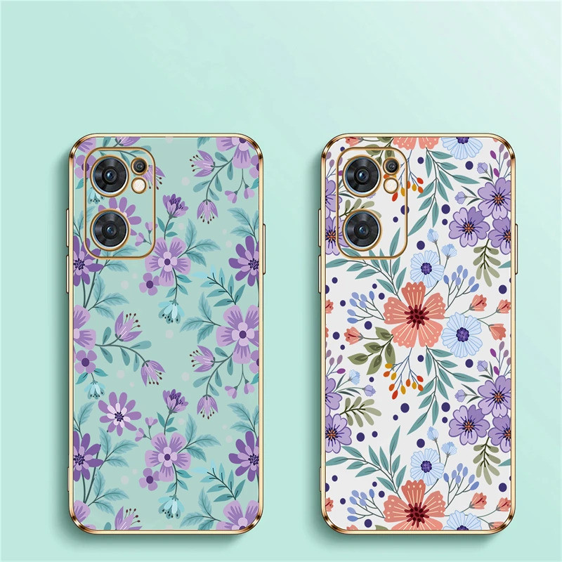 Plating Silicone Case For OPPO Find X5 Lite X3 X2 NEO F11 F5 F7 F9 F17 Pro F15 F19 F23 F21 F1S Shock