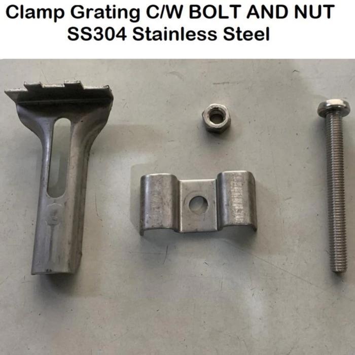 klem grating stainless/klem grating tipe A stainless by Bunga indah