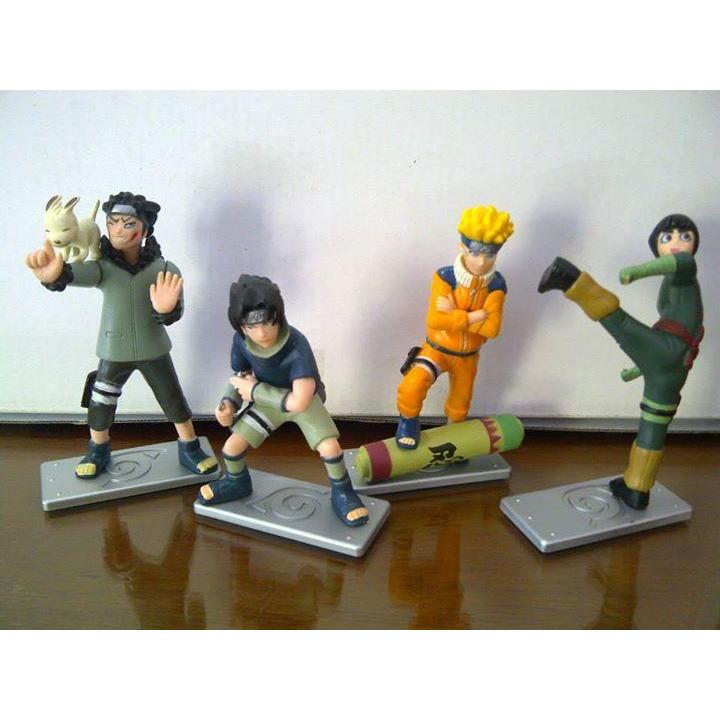 Figure Naruto + Mantra, Rock Lee, Sasuke, Kiba