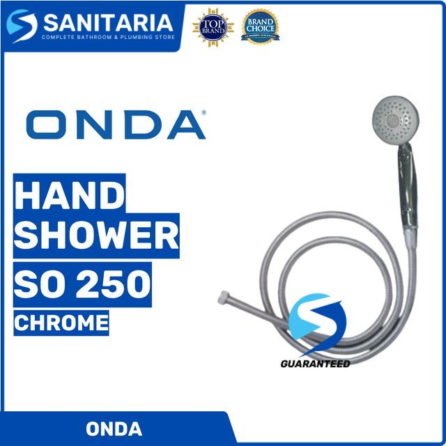 Hand Shower So 250 Onda/So 250 Onda/ Shower Mandi Onda Chrome