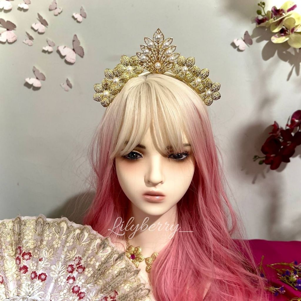 PROMO Bando Mutiara / Mahkota Princess – Aksesoris Kepala Anak & Dewasa | Headpiece Hijab, Pesta, Ka