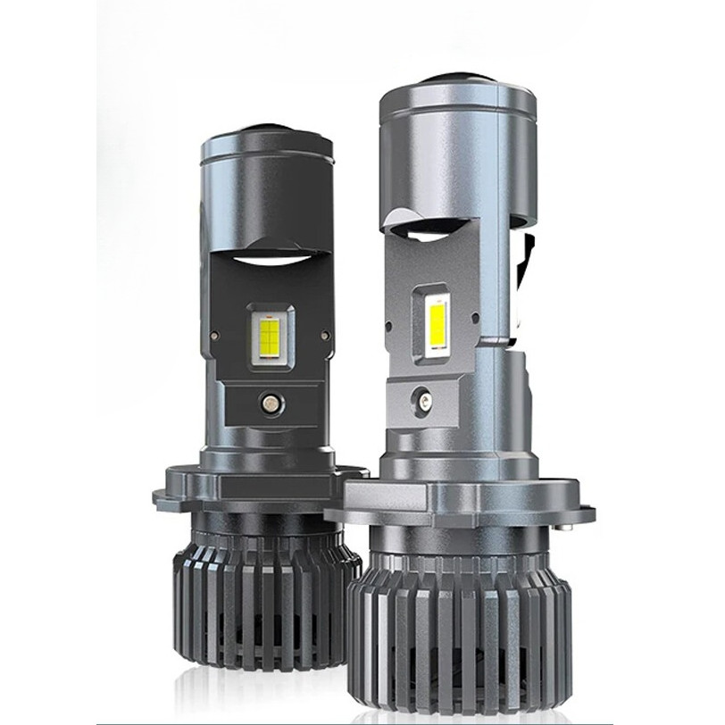 EKLEVA H4 LED Canbus Projector LED Lights For Car Mini Lens HI/LO Beam 6000K Super Bright 280W LHD R