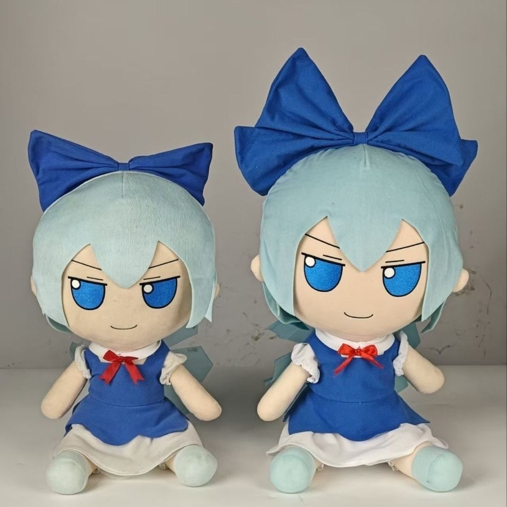 45cm TouHou Project Cirno Plush Toys Cute Soft Stuffed Fumo Cosplay Pillow Dolls For Kid Birthday Ch