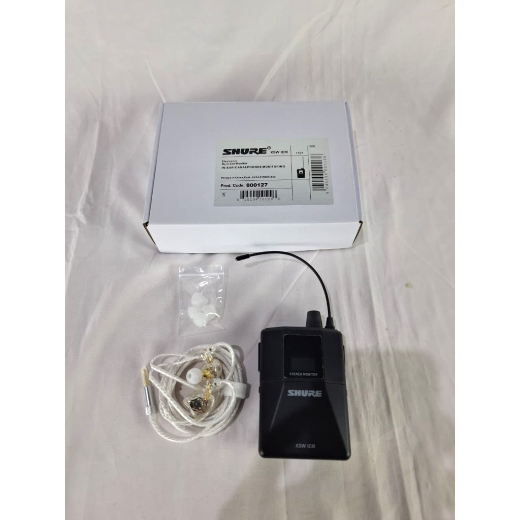 EAR MONITOR BODY PACK+IN EAR SHURE XSW IEM UNTUK CADANGAN xsw iem
