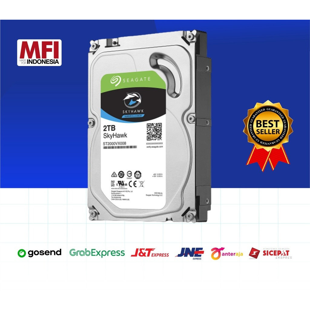 Seagate SkyHawk Hardisk Internal PC 2TB