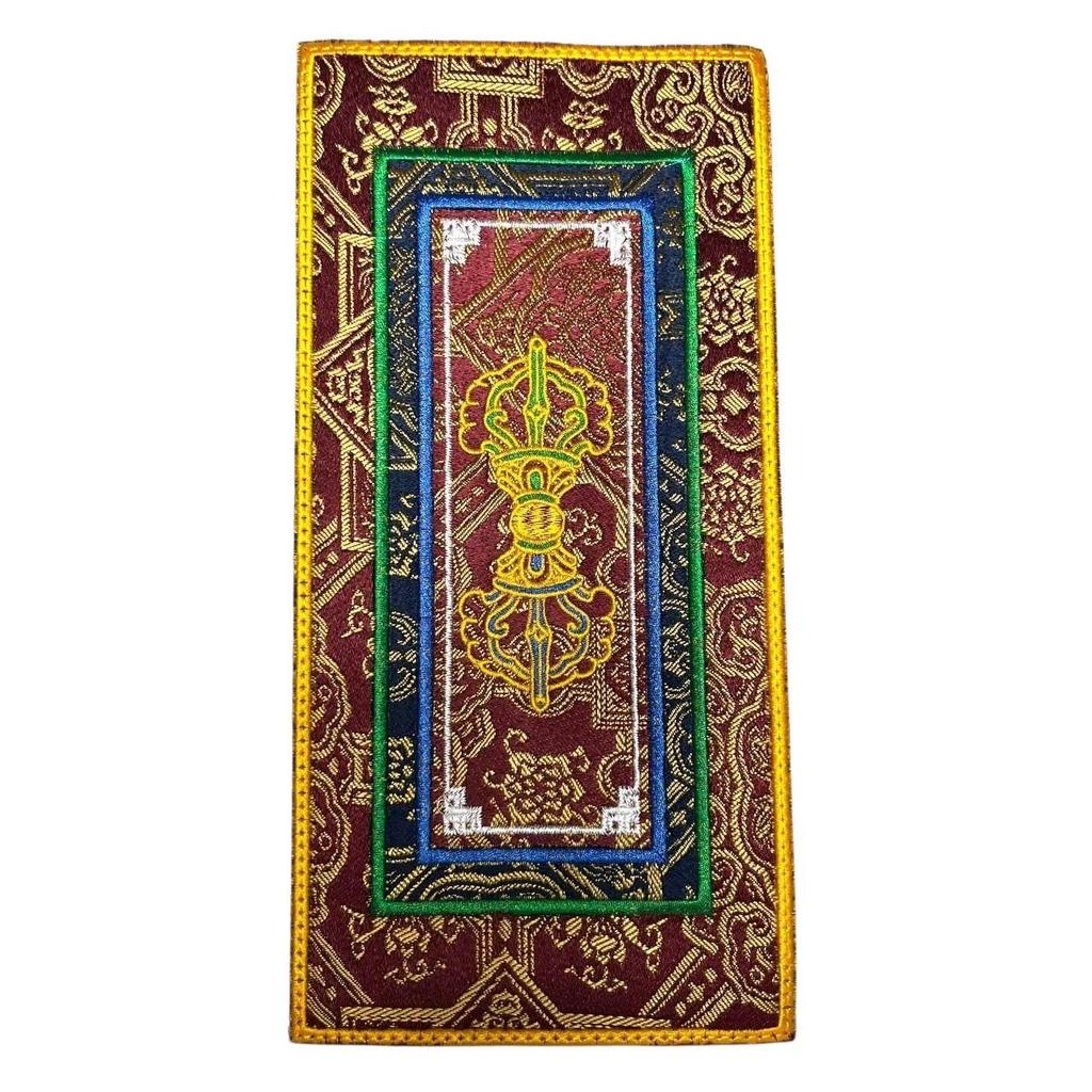 Kain Tatakan Alas Vajra Bell Alat Ritual Vajrayana Tibet