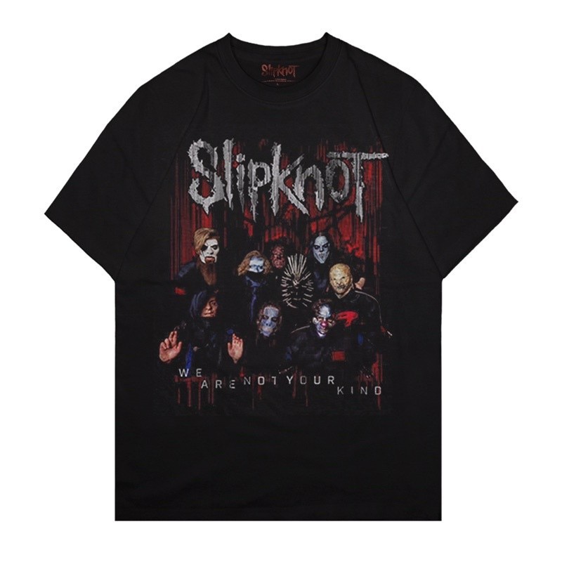 XtremeMerch Slipknot "W.A.N.Y.K Group Photo" (OFFICIAL) Oversized Kaos 100% Original Tshirt