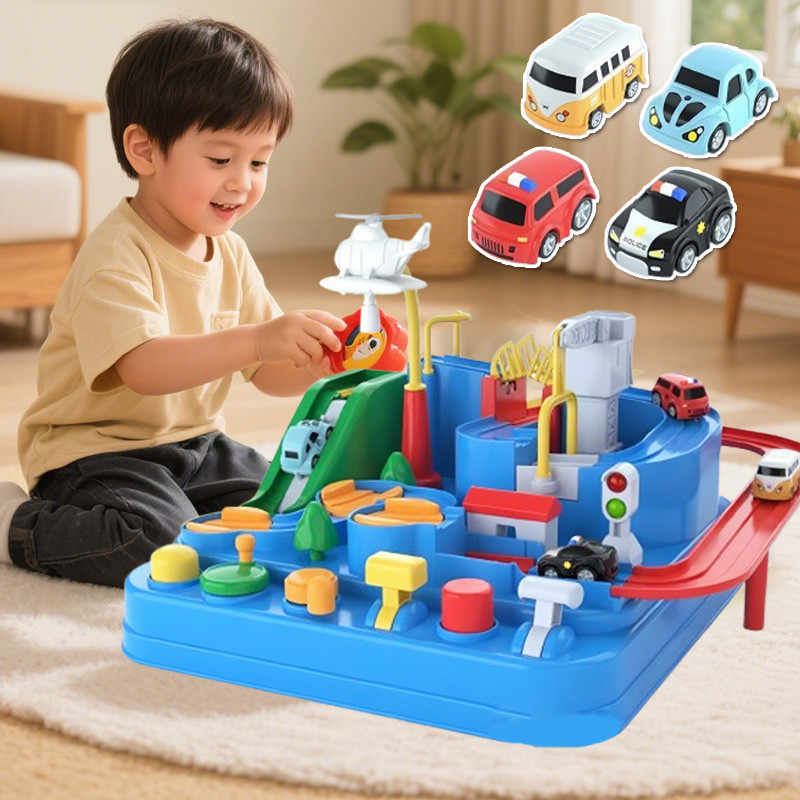 Mainan Adventure Car 4 Mobil Simulasi Parkir Brain Game Mainan Edukasi Anak Mainan Anak Mobil Mobila