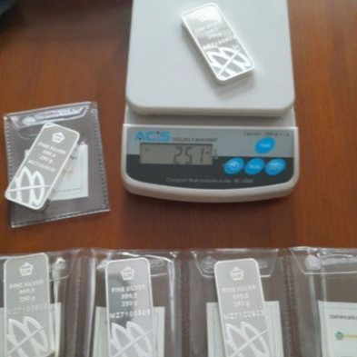 PERAK BATANGAN ANTAM 250 GR LOGAM MULIA SILVER BAR (LI)