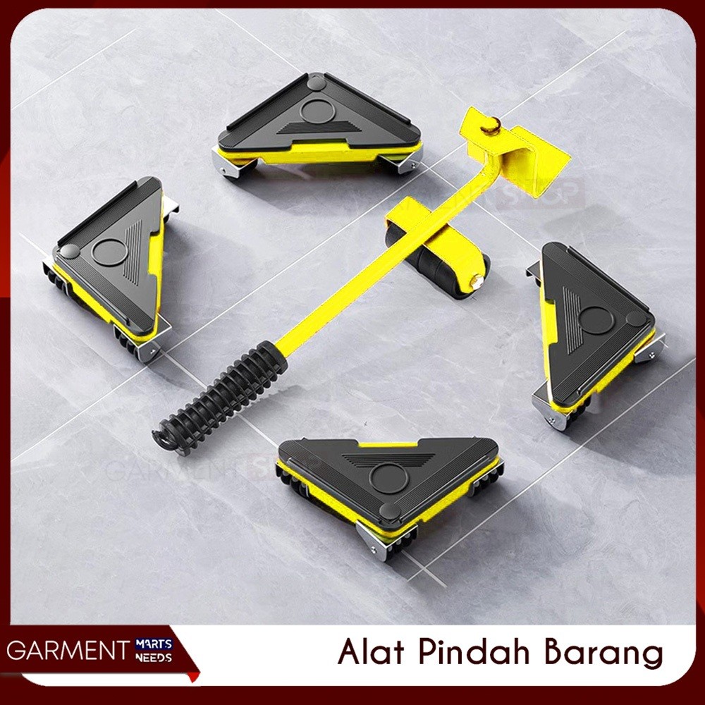KJM - Dongkrak Pemindah Barang Roda Dorong Segitiga Anti Slip Alat Bantu Pindah Furniture Mover Load