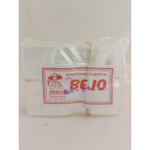PLASTIK POLYBAG SEMAI 6x8 Tebal cap BEJO lubang bawah samping