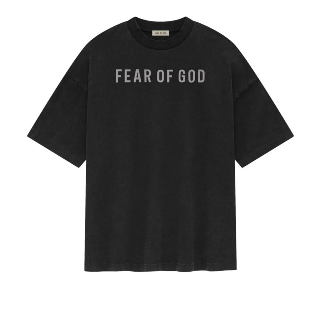 Fear of god logo print tshirt