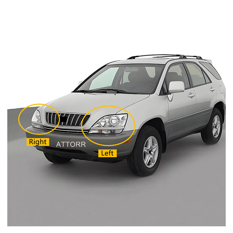 For Lexus RX RX300 1998 1999 2000 2001 2002 Headlight Cover Lampshade Headlamp Shell Mask Lamp Shade