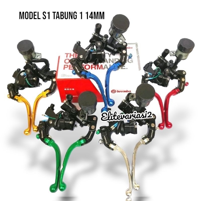 Master Rem S1 Radial Tabung Pisah +  Kopling | Set Universal Motor Sport Matic