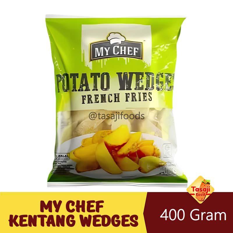 My Chef Kentang Wedges 400 Gram French Fries - Tazaj