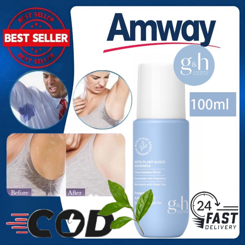 Amway Deodorant G&H Protect Antiperspirant Deodorant Roll-On - 100ml Amway Underarm Odor Sweat Deodo