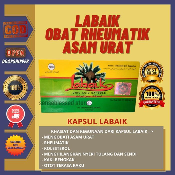 KAPSUL HERBAL LABAIK KAPSUL LABAIK OBAT HERBAL ASAM URAT PEGAL LINU RHEUMATIK NYERI